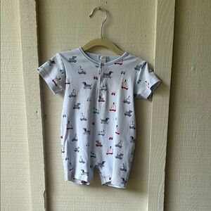 Kissy Kissy Baby Romper with Fun Print